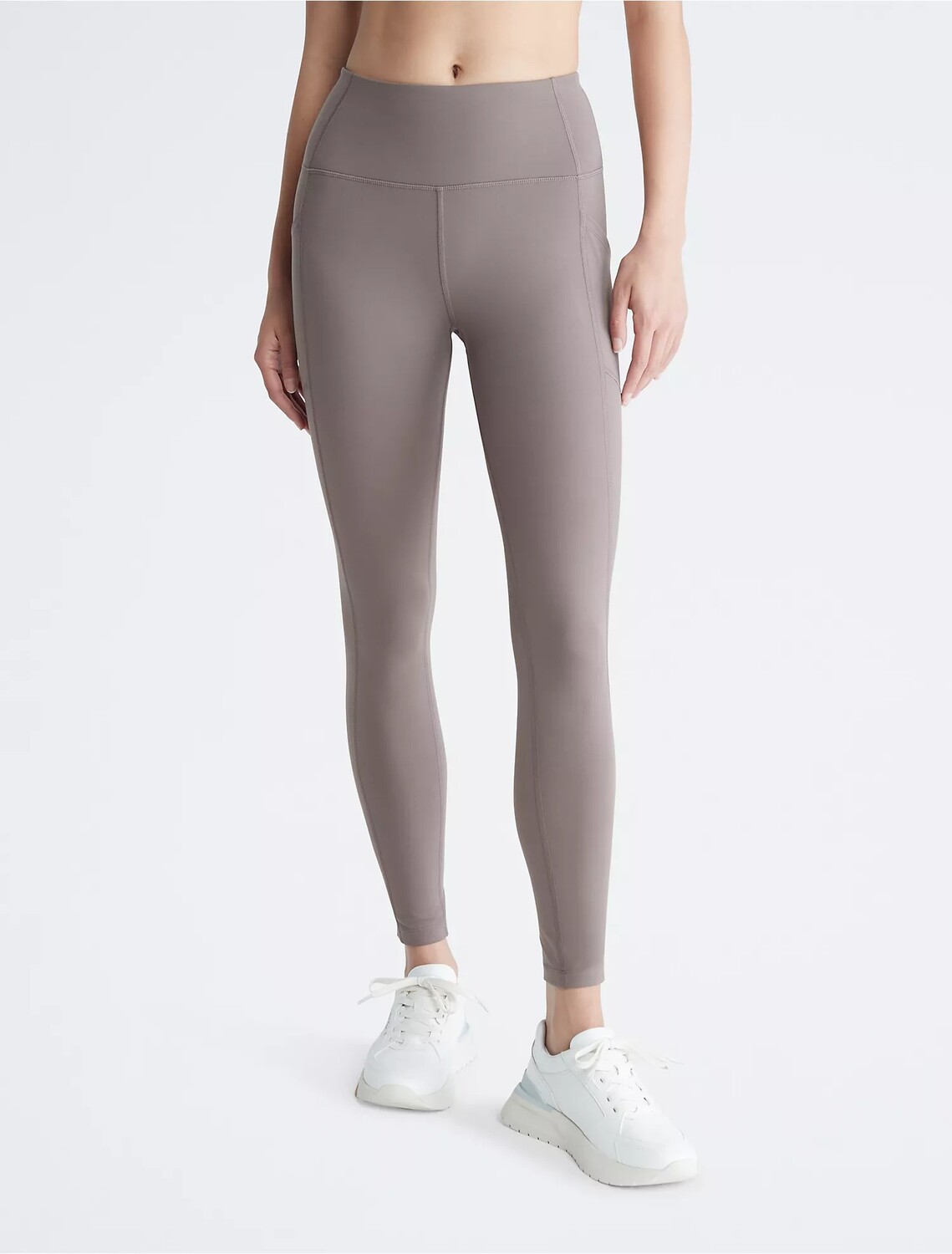 

Леггинсы Calvin Klein Performance Embrace Super High Waist, серо-бежевый