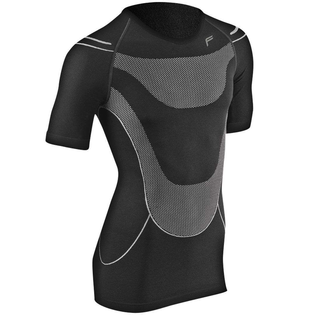 Рубашка функциональная F-Lite Megalight 140 с коротким рукавом, черный рубашка с коротким рукавом zara abstract print черный