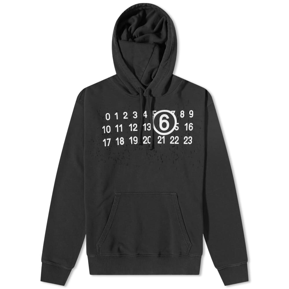 

Толстовка MM6 Maison Margiela Chest Logo Hoody, Черный