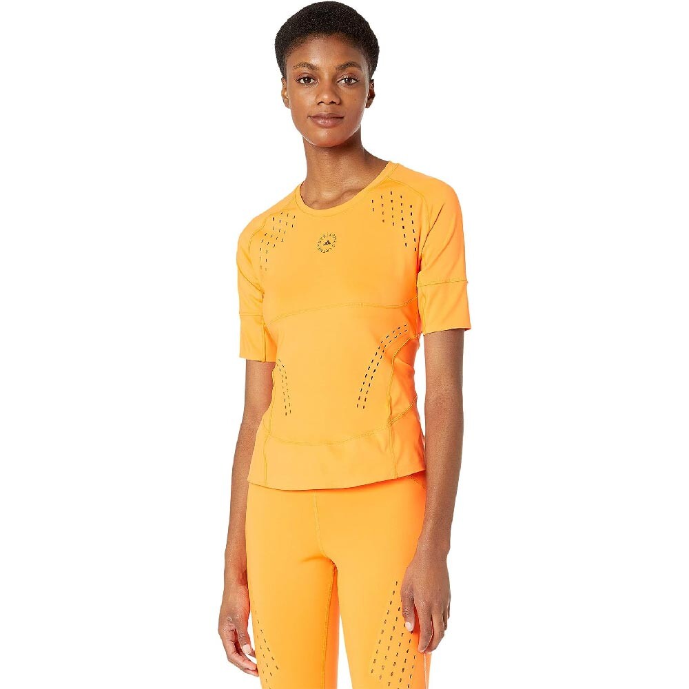 

Футболка adidas by Stella McCartney Truepur, желто-оранжевый