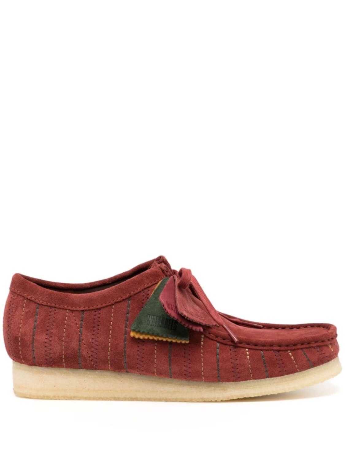 

Clarks Originals туфли Wallabee на шнуровке, красный