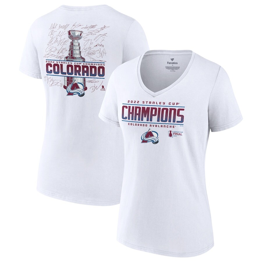

Футболка с коротким рукавом Fanatics Branded Colorado Avalanche, белый