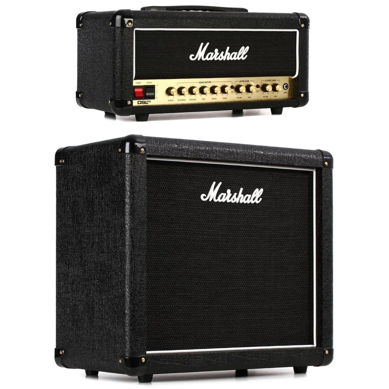 

Комплект головки Marshall DSL20HR и шкафа MX112R