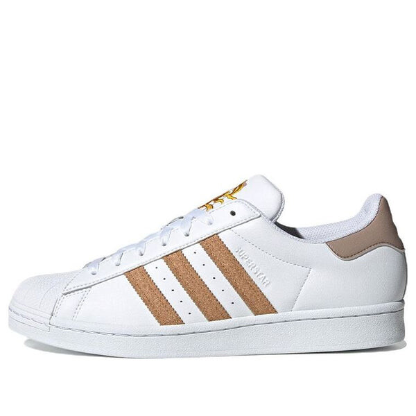 

Кроссовки adidas originals Superstar 'White Brown' GY0013, белый