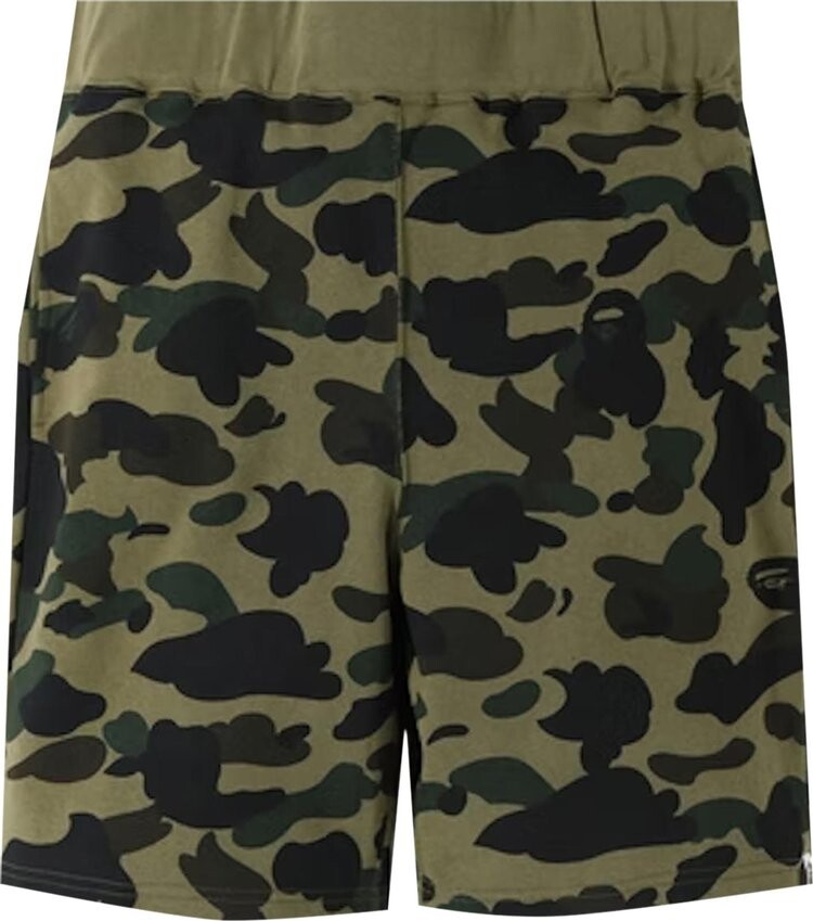 Green camo 2024 bape shorts