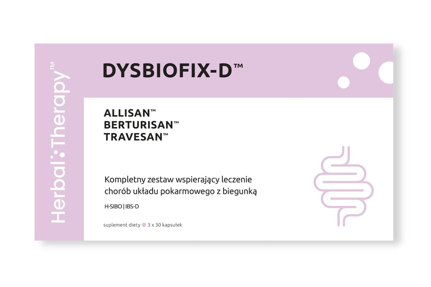 

Herbal Therapy Dysbiofix-D биологически активная добавка, 90 капсул/1 упаковка