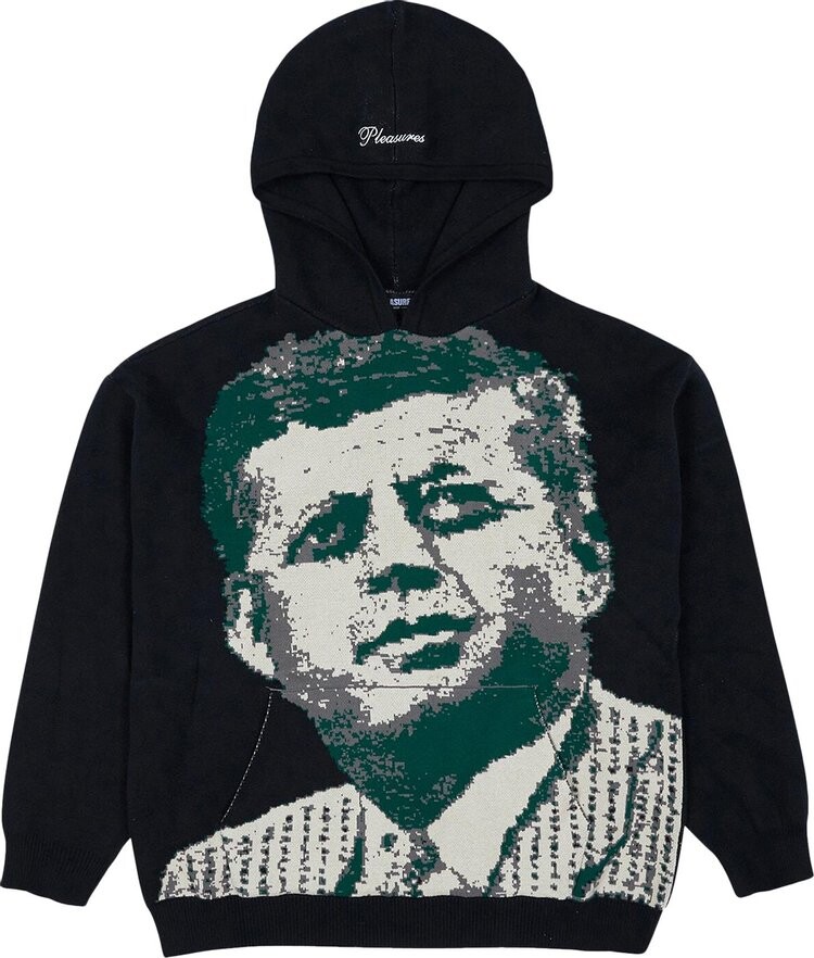 

Худи Pleasures Delivered Jacquard Knit Hoodie 'Black', черный