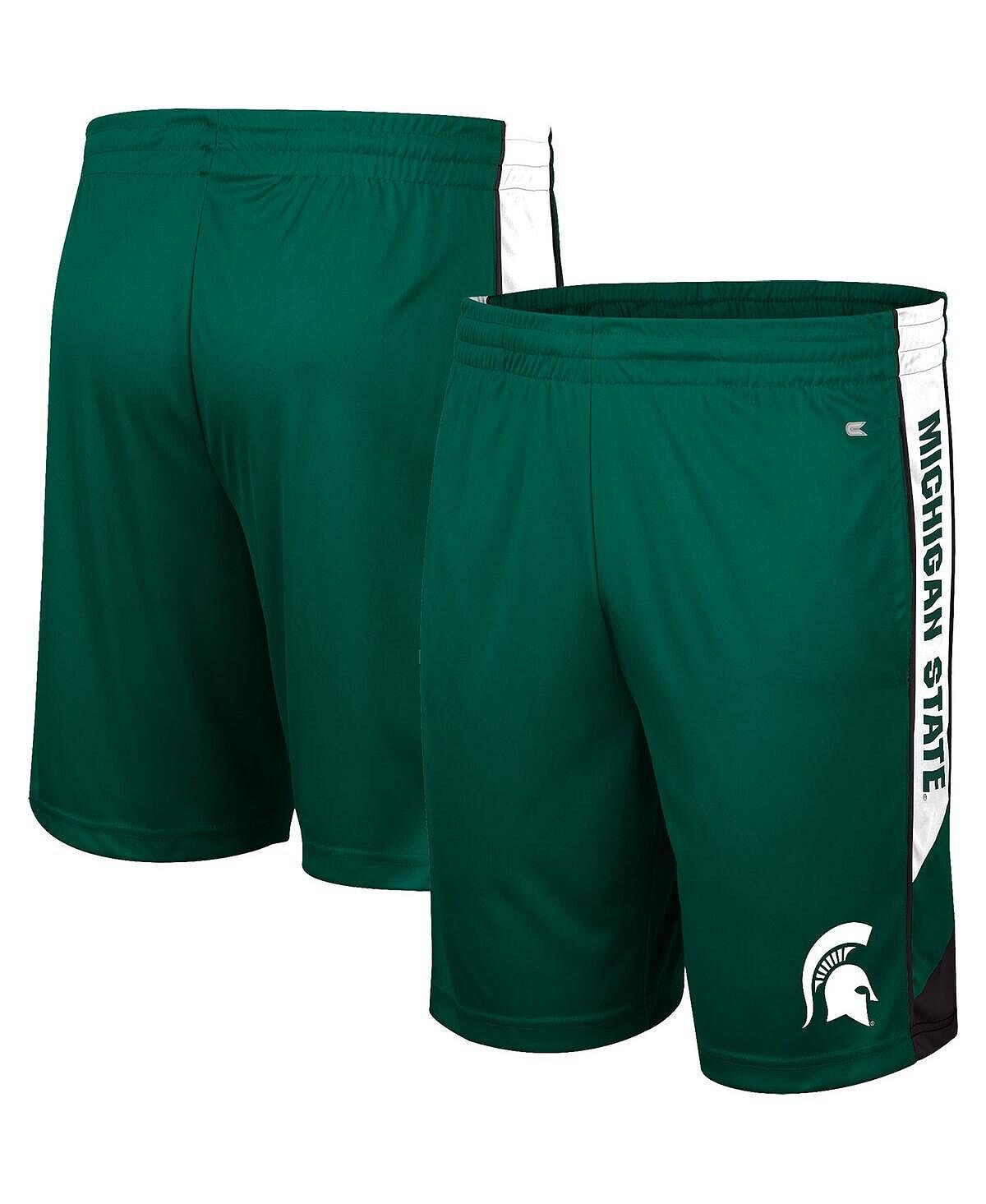 

Мужские зеленые шорты для бассейна michigan state spartans Colosseum, зеленый