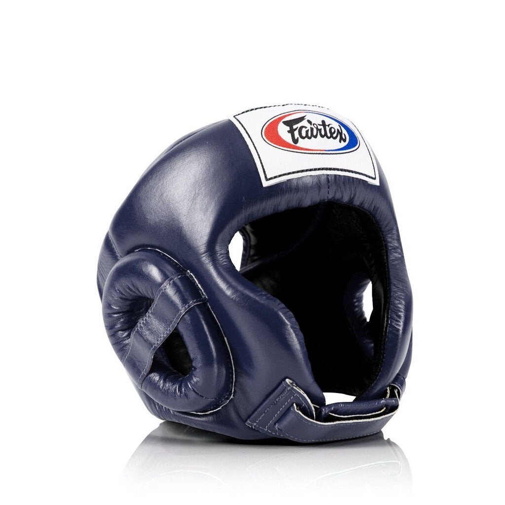 

Защитный шлем для тайского бокса Fairtex Competition, размер XL, синий
