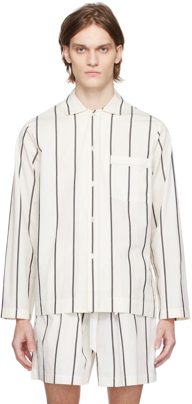 

Полосатая пижамная рубашка Off-White Tekla