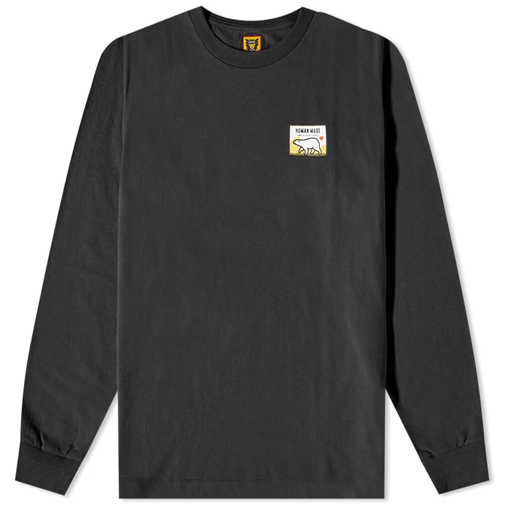 

Футболка Human Made Long Sleeve Polar Bear Tee, Черный