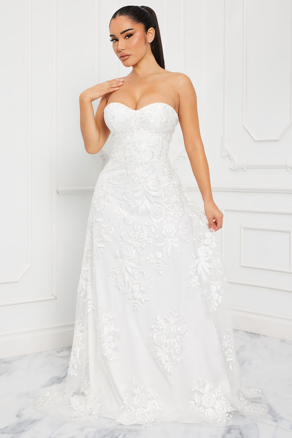 

Платье Fashion Nova FN818, белый
