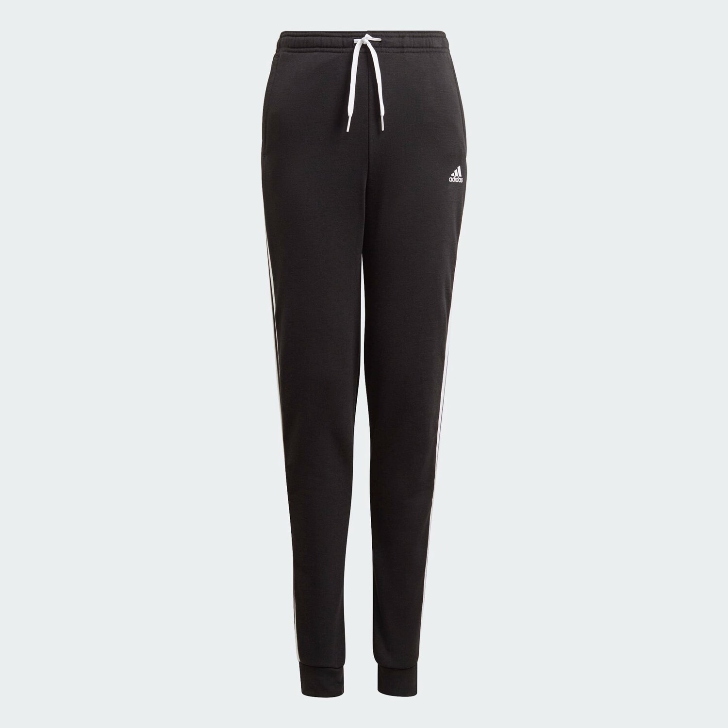 

Брюки Adidas Essentials 3-stripes French Terry, черный/белый
