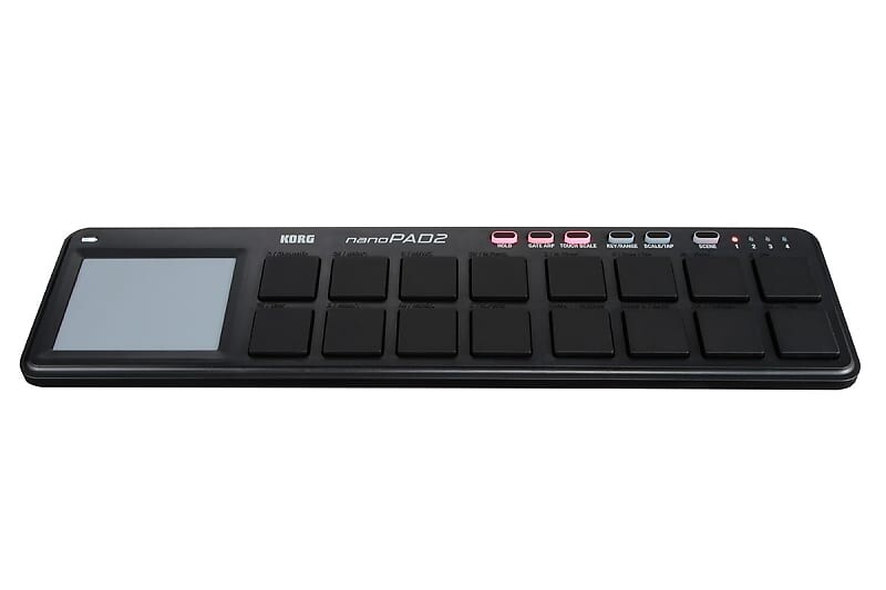 

Тонкий USB-контроллер Korg nanoPAD2, черный NANOPAD2BK
