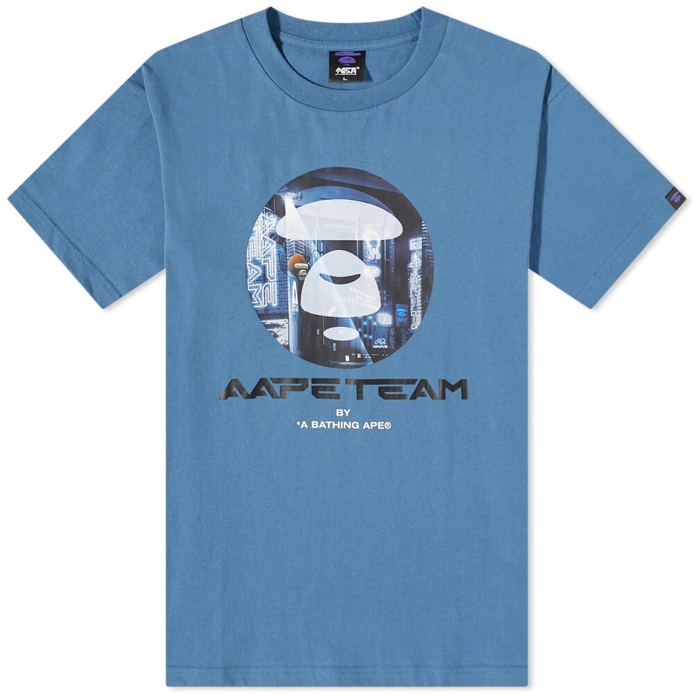 

Футболка AAPE Team Moon Head Tee