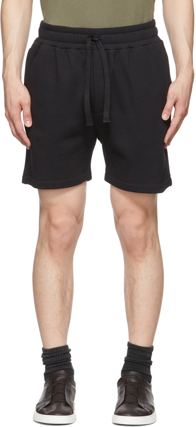 

Черные комфортные шорты Ermenegildo Zegna