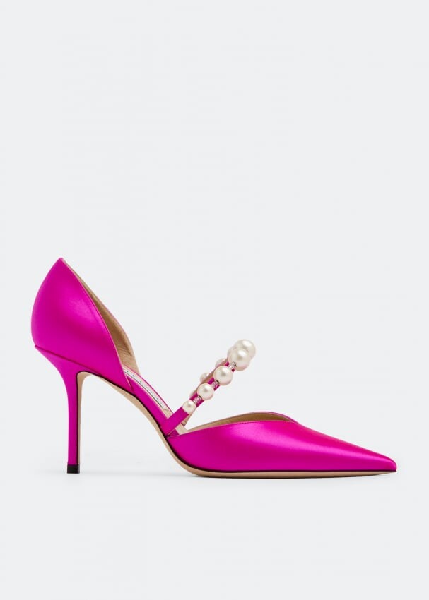 

Туфли JIMMY CHOO Aurelie 85 pumps, розовый
