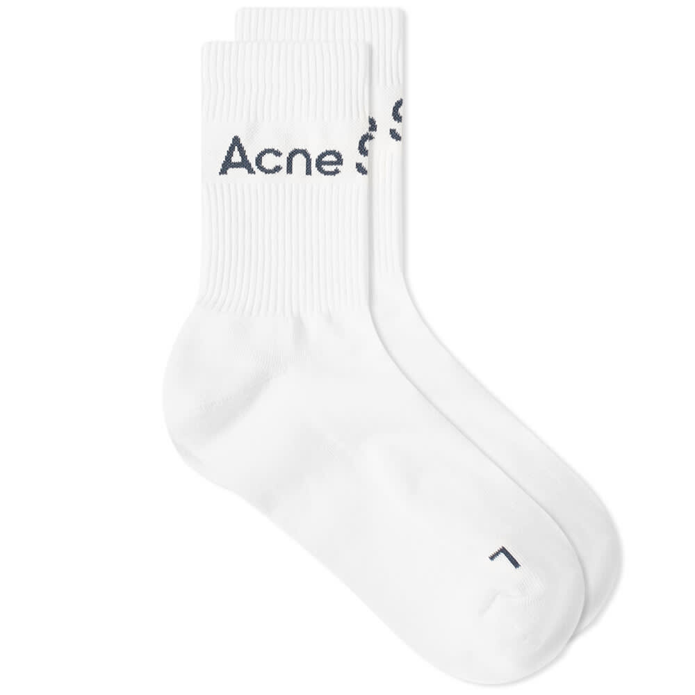 

Носки Acne Studios Short Rib Logo Sock