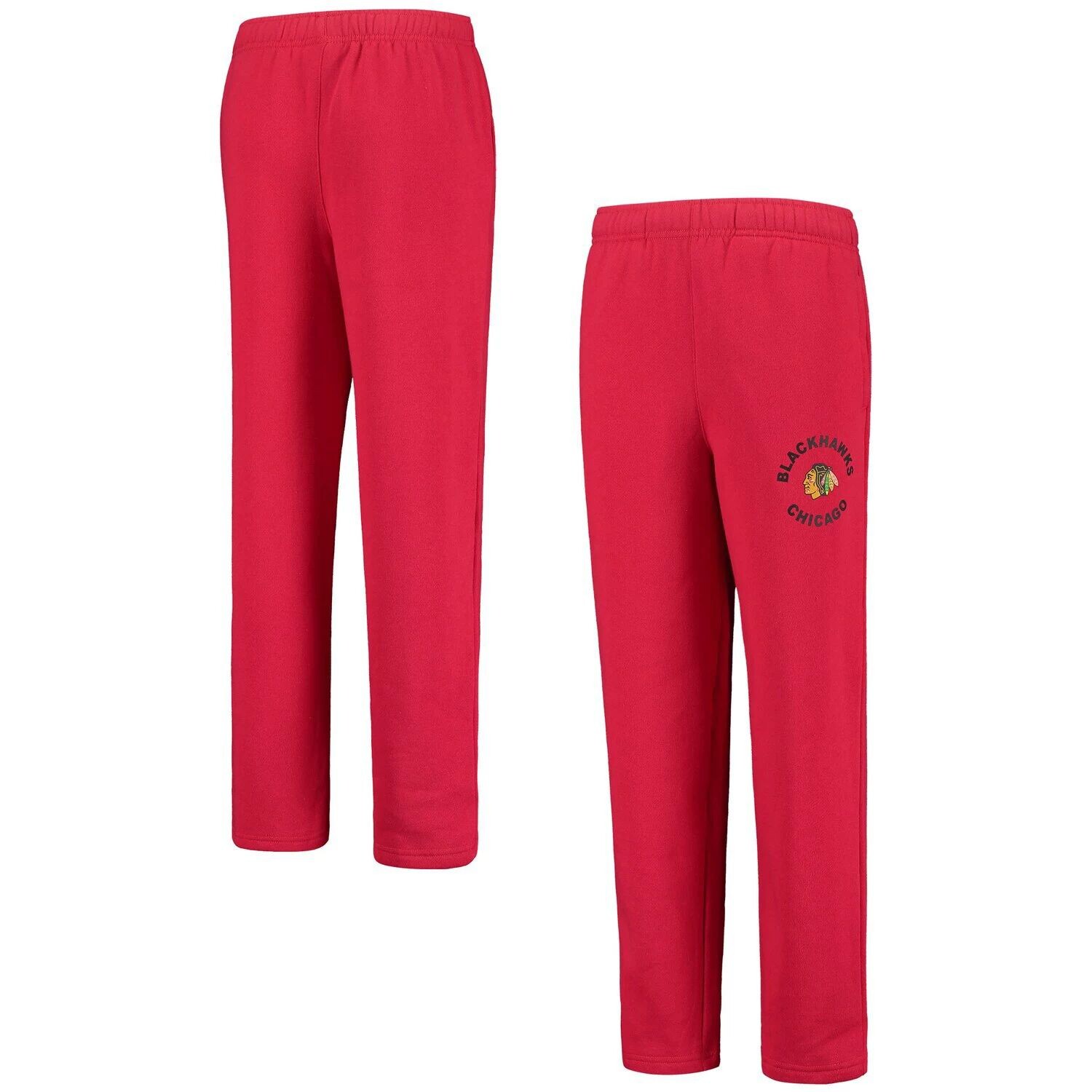 

Молодежные красные спортивные штаны Chicago Blackhawks Enforcer Outerstuff