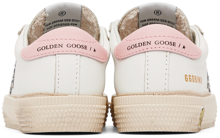 

Белые кроссовки Baby May Golden Goose