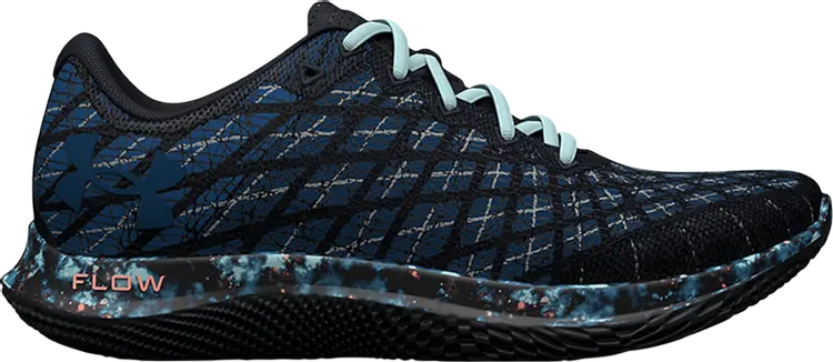 

Кроссовки Under Armour Flow Velociti Wind 2 Black Petrol Blue, черный