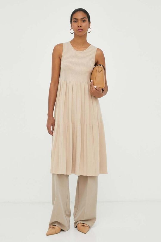 

Платье Weekend Max Mara, бежевый