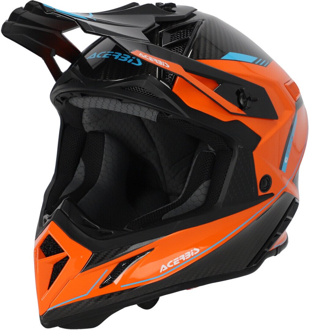 

Acerbis Steel Carbon 2023 Шлем для мотокросса, оранжевый/черный