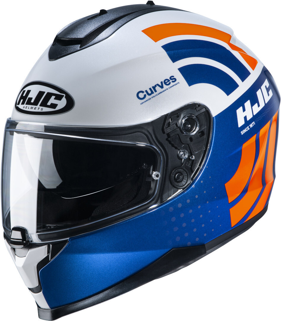 

Шлем HJC C70 Curves, синий/оранжевый