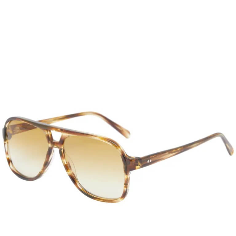 цена Солнцезащитные очки Moscot Sheister, коричневый
