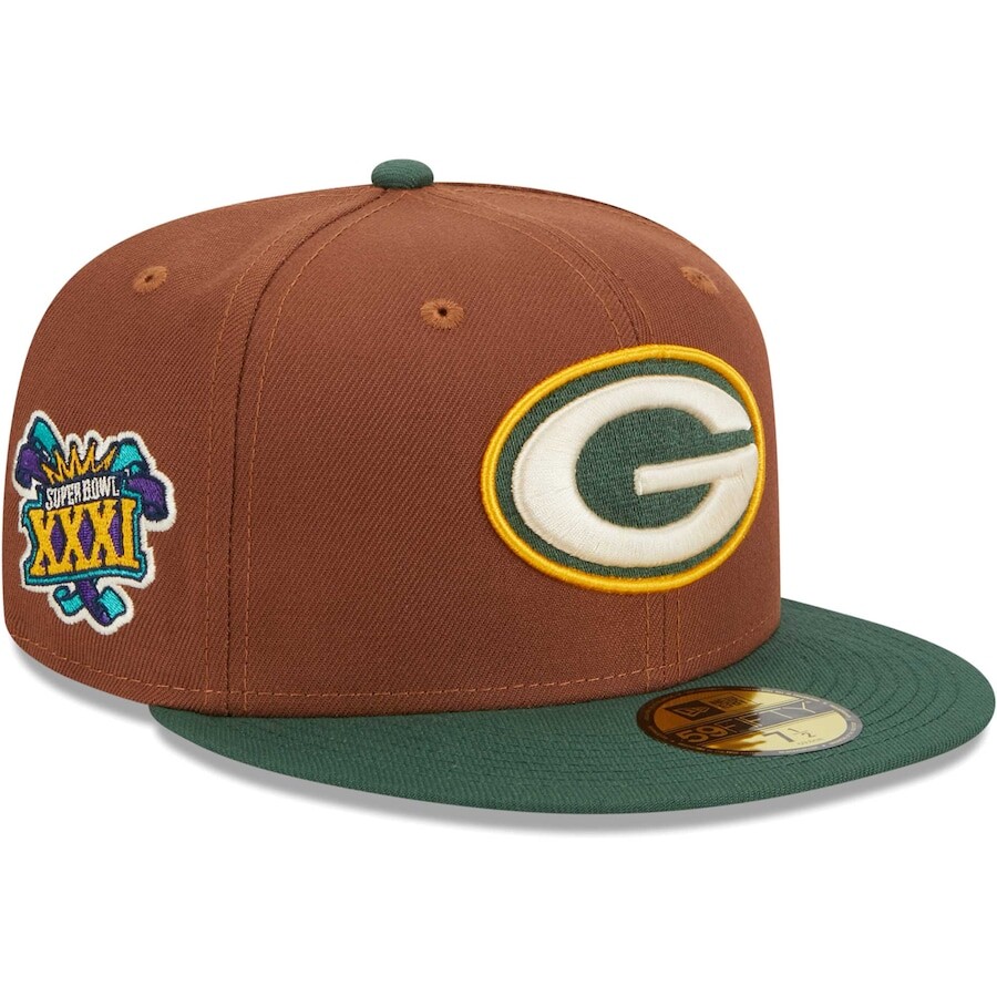 

Бейсболка New Era Green Bay Packers, коричневый