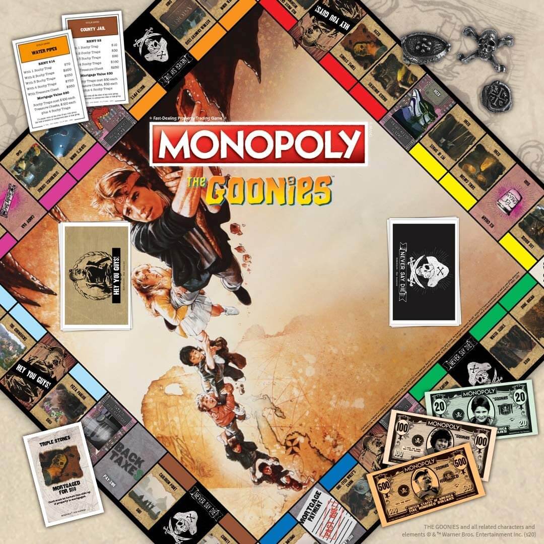 Настольная игра The Op Monopoly: The Goonies Based On The 80s Adventure  Classic Film – купить с доставкой из-за рубежа через платформу  «CDEK.Shopping»