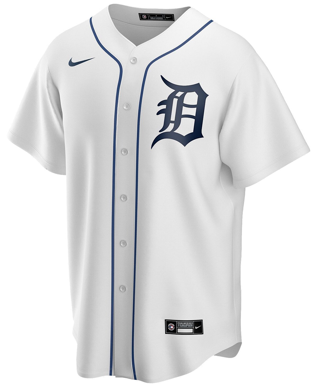 

Официальная пустая копия мужского трикотажа detroit tigers Nike, белый