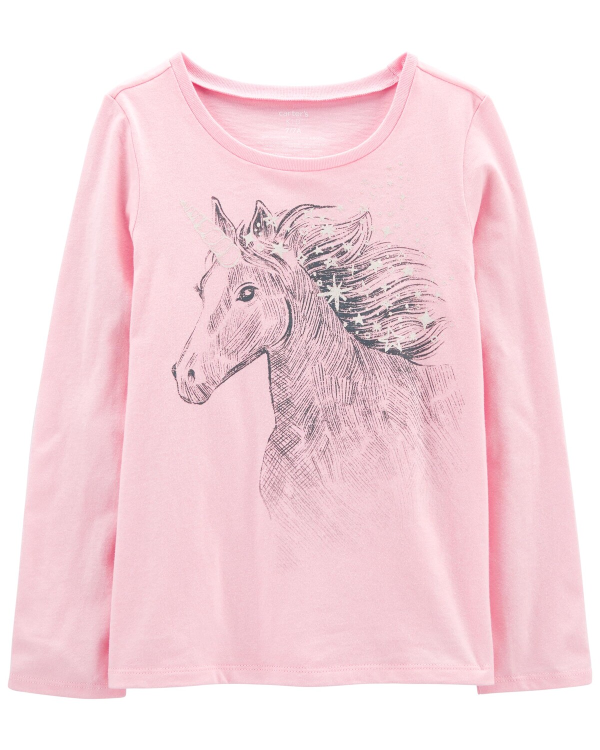 

Футболка Kid Unicorn из джерси Carter's, розовый