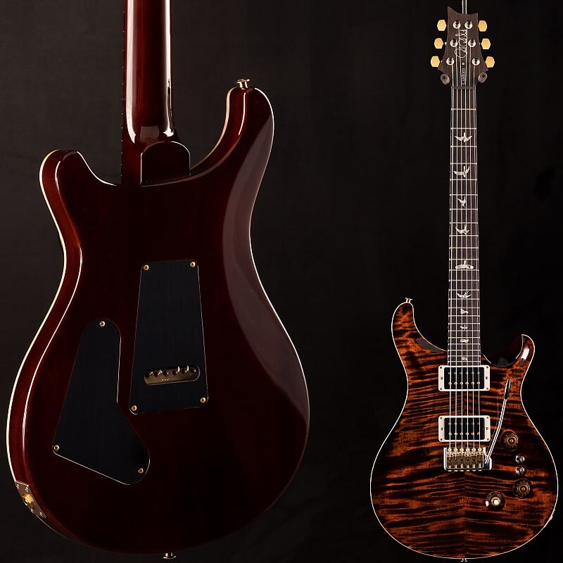 

PRS Custom 24-08 10-верхний оранжевый тигр 760 Custom 24-08 10-Top