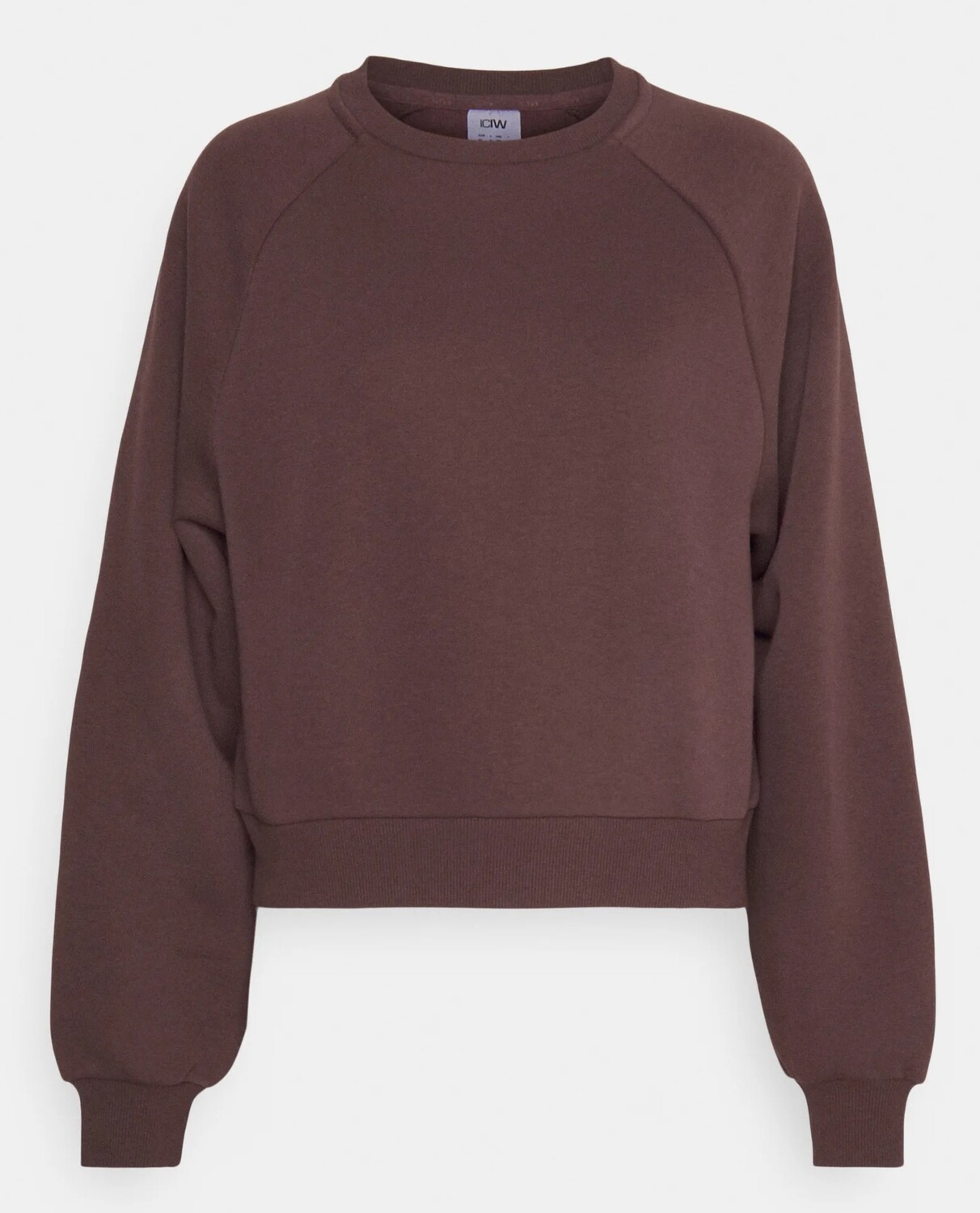 

Толстовка Icaniwill Everyday Cropped Crewneck, бордовый, Красный