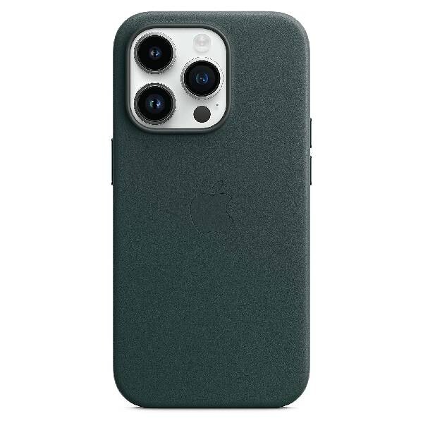 

Чехол кожаный Apple iPhone 14 Pro с MagSafe, forest green, Зеленый
