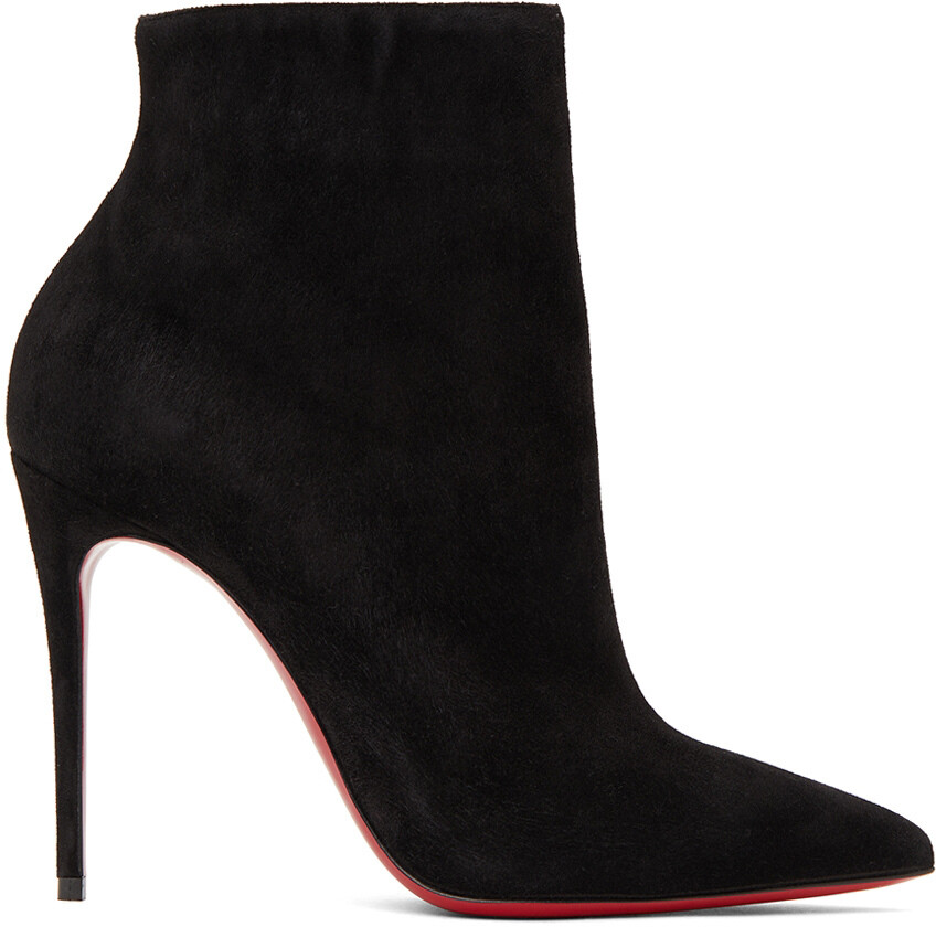 

Черные замшевые ботинки So Kate 100 Christian Louboutin