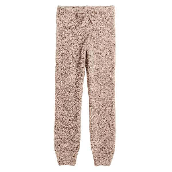 Штаны домашние H&M Fluffy Joggers, бежевый - фото