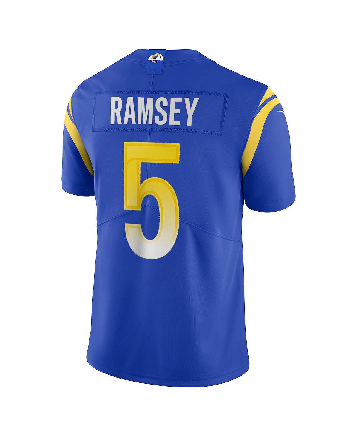 Мужская футболка jalen ramsey royal los angeles rams team vapor limited Nike