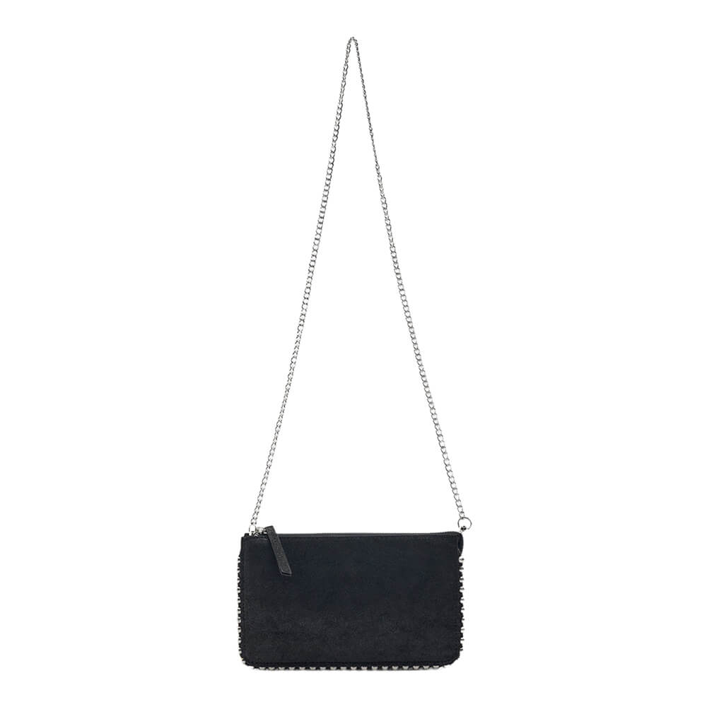 Сумка-кроссбоди Zara Studded, черный прямоугольная сумка с круглыми ручками zara баклажановый
