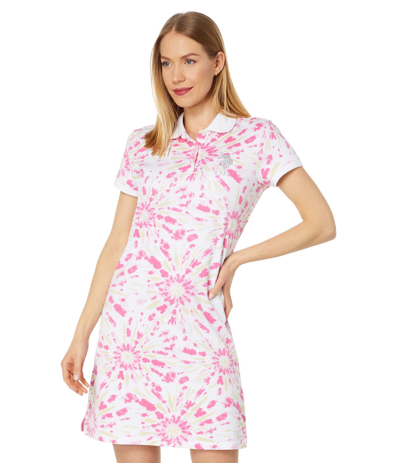 

Платье U.S. POLO ASSN., Tie-Dye Polo Dress