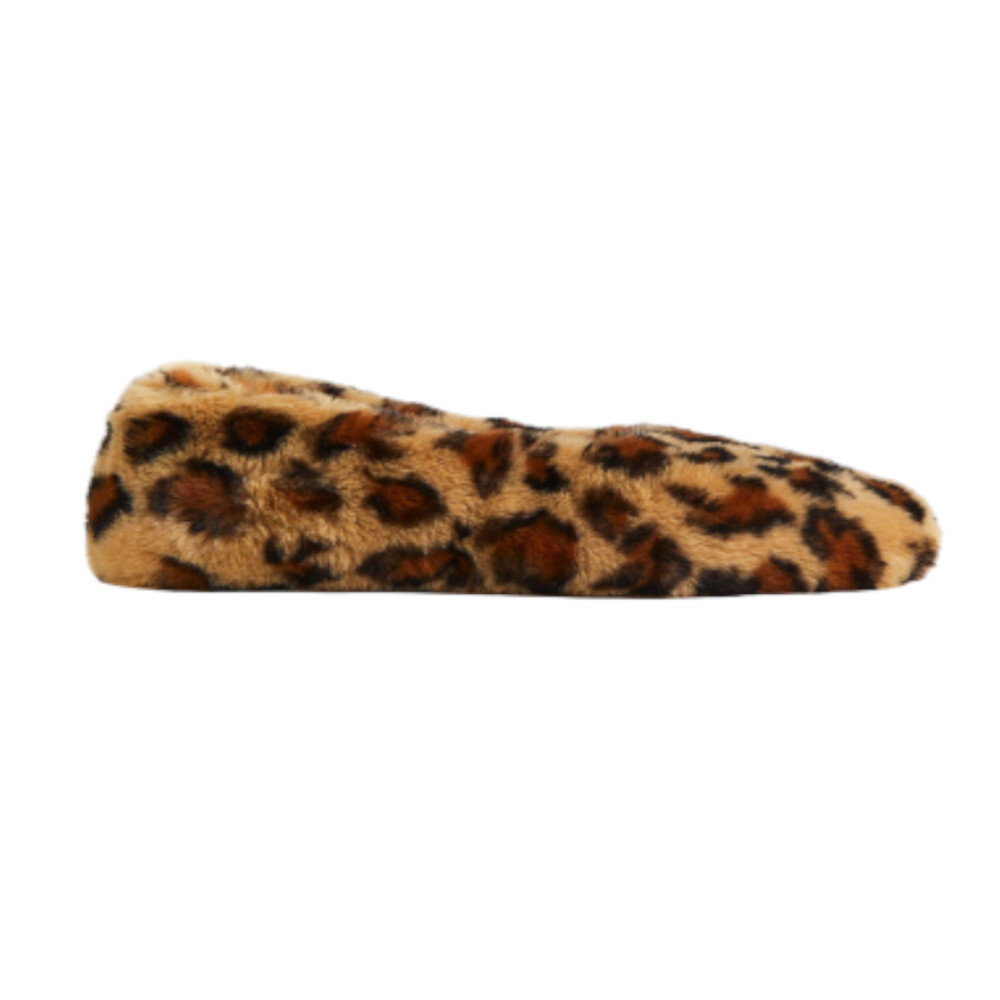 

Тапочки H&M Soft Indoor Slippers Print Leopard, светло-коричневый