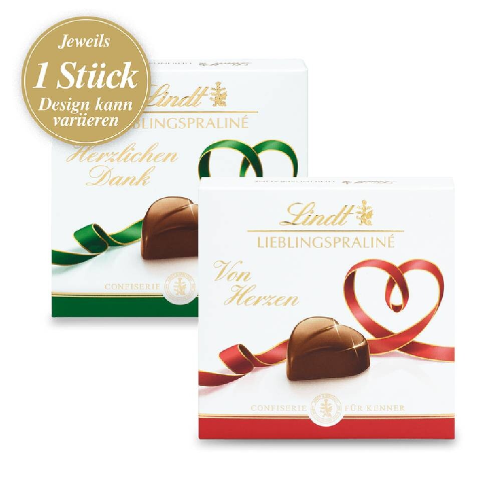 

Конфеты Lindt Pralinés Lieblingspraliné, ассорти нуга, 40г