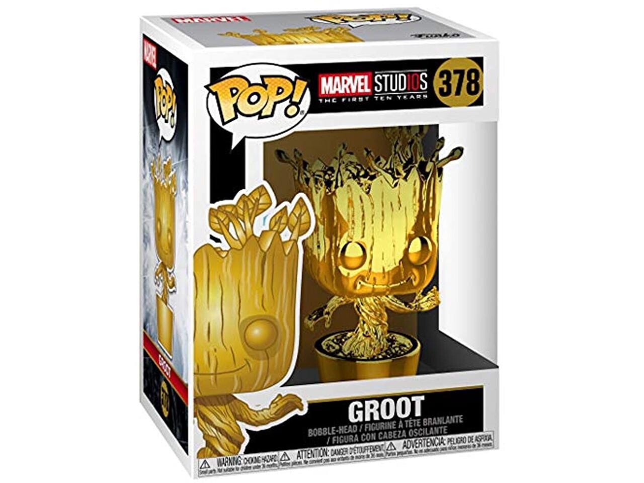 

Фигурка Funko Pop! Marvel: Marvel Studios 10 - Groot (Gold Chrome) Collectible