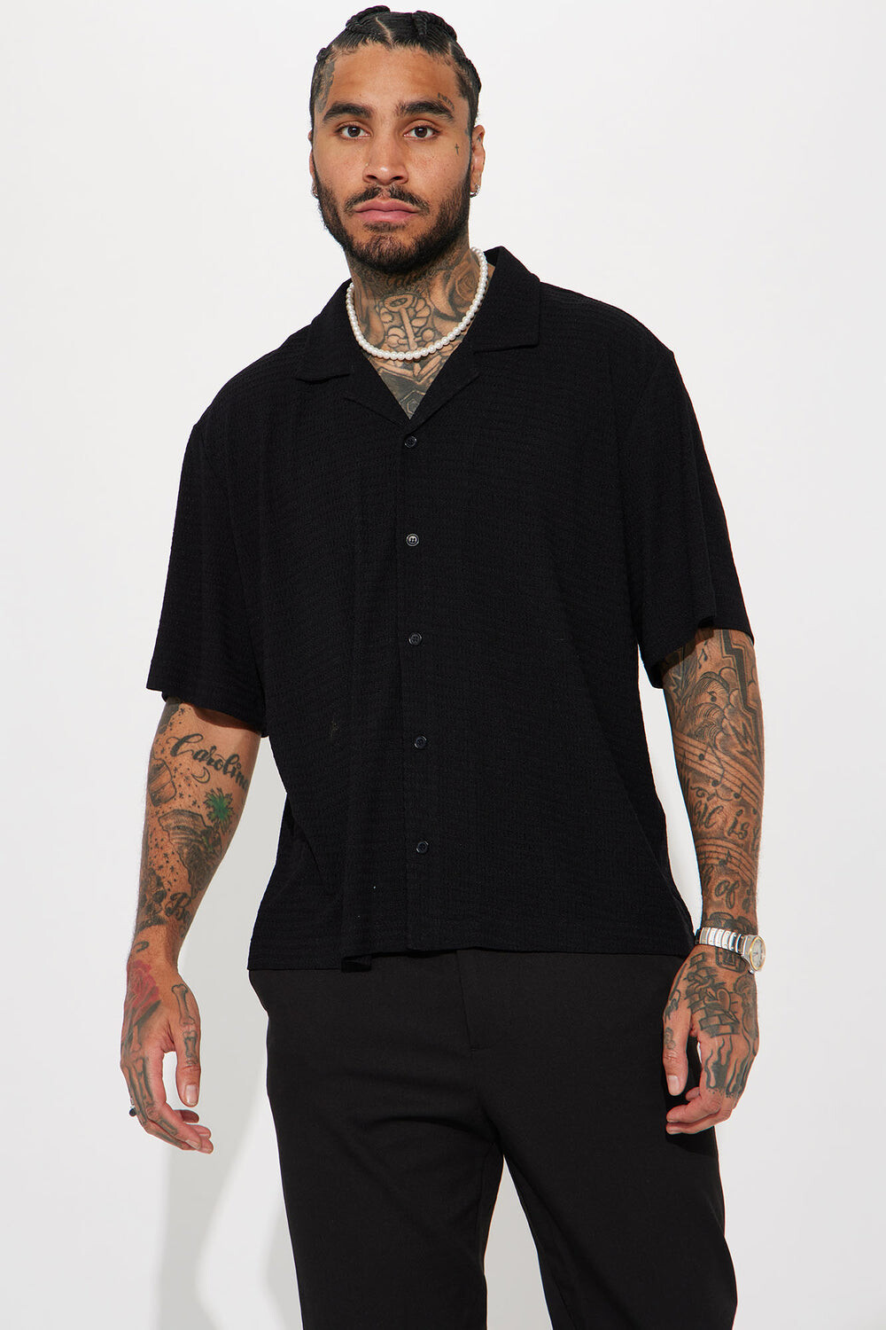 

Рубашка Fashion Nova ZDF01K310008, черный