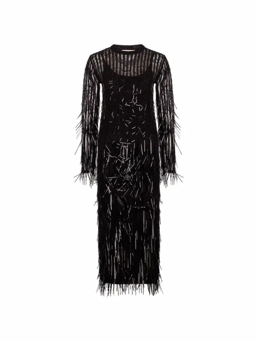 

Платье миди с пайетками Valentino