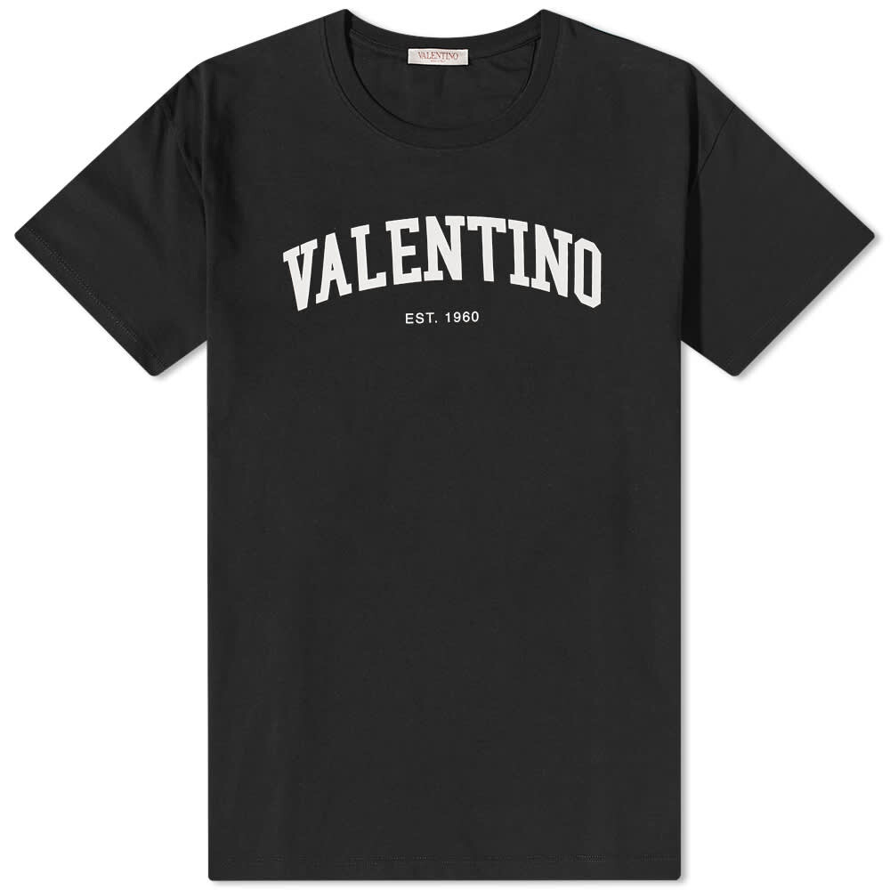

Футболка Valentino College Logo Tee, Черный