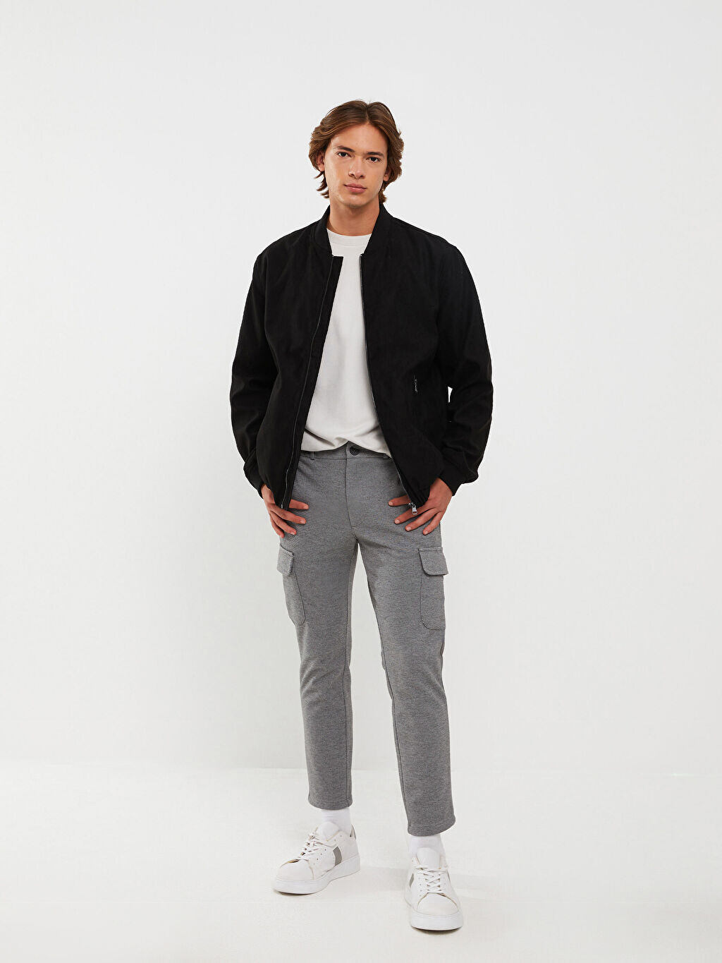 

Мужские брюки карго Slim Fit LCW Casual, Серый