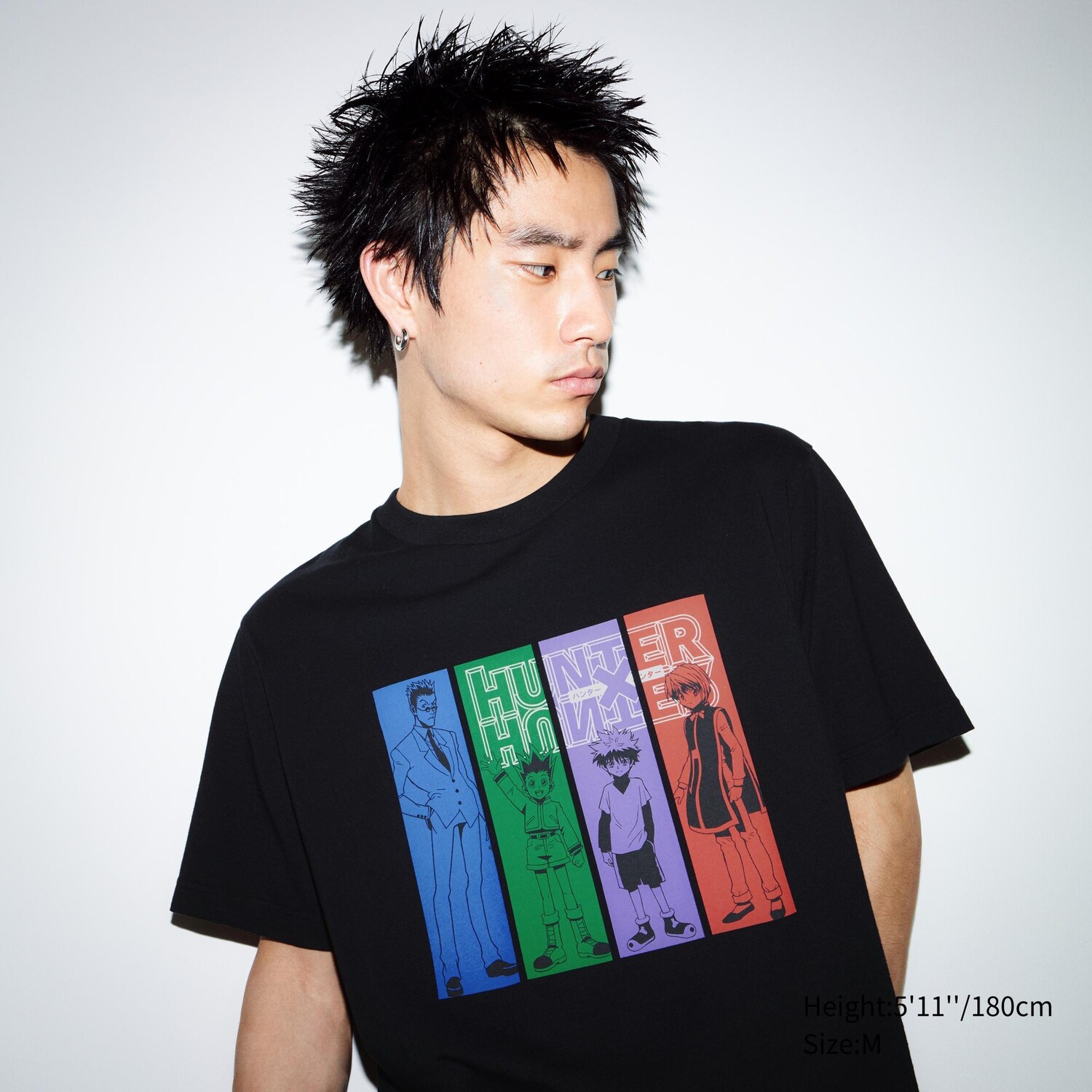 

Футболка Uniqlo Hunter x Hunter с графикой, черный