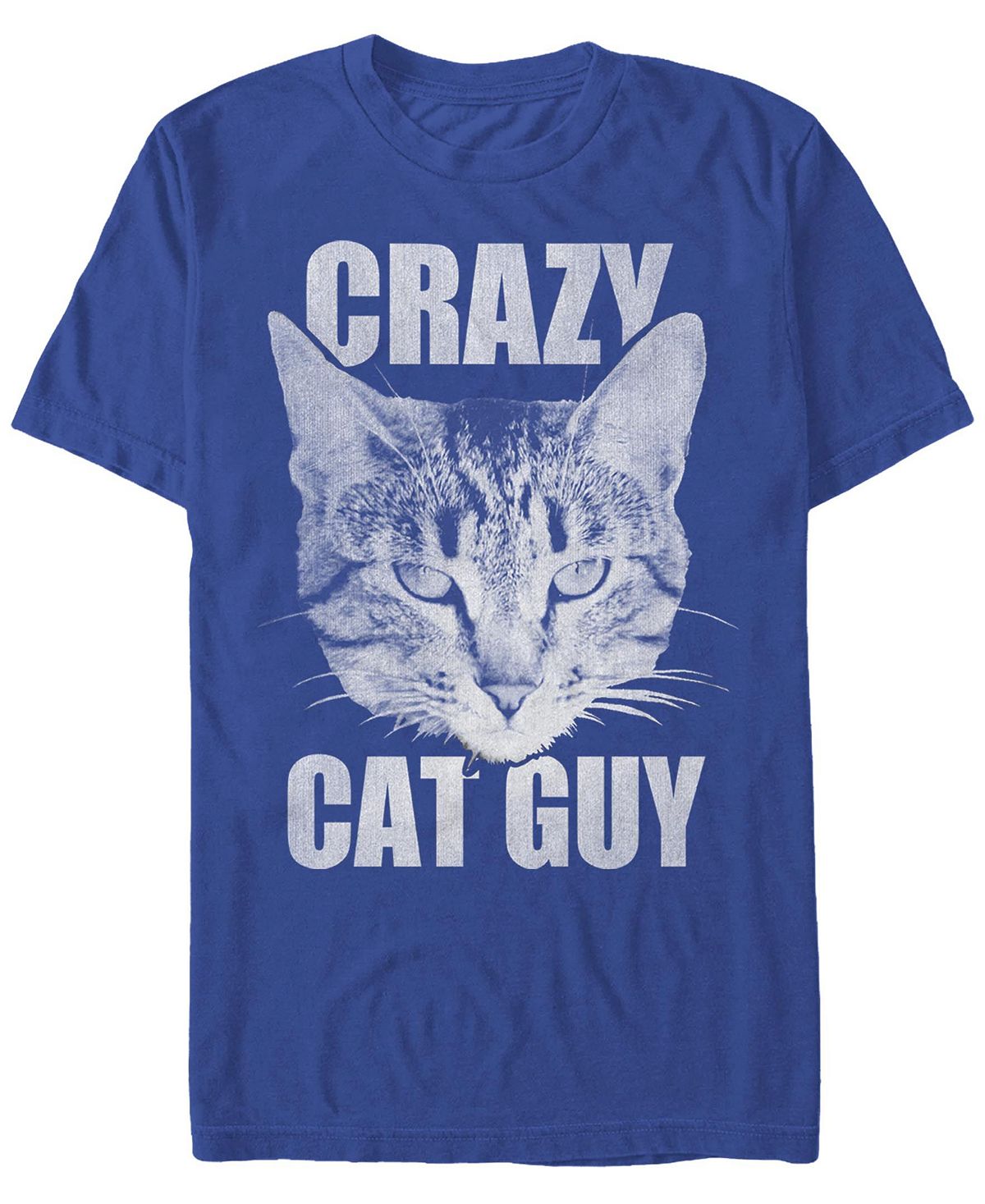Мужская футболка с круглым вырезом и короткими рукавами cat guy Fifth Sun